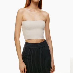 Aritzia Babaton Sculpt Knit Cropped Tube Top